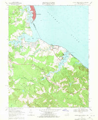 Download a high-resolution, GPS-compatible USGS topo map for Colonial Beach South, VA (1971 edition)