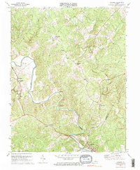 Download a high-resolution, GPS-compatible USGS topo map for Columbia, VA (1984 edition)