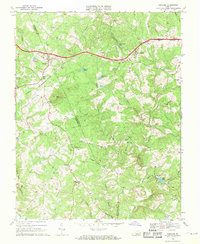 Download a high-resolution, GPS-compatible USGS topo map for Concord, VA (1971 edition)