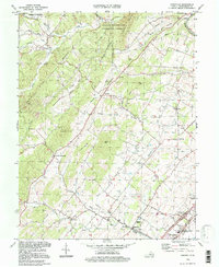 Download a high-resolution, GPS-compatible USGS topo map for Conicville, VA (1997 edition)