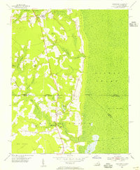 Download a high-resolution, GPS-compatible USGS topo map for Corapeake, VA (1955 edition)