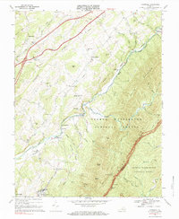 Download a high-resolution, GPS-compatible USGS topo map for Cornwall, VA (1984 edition)