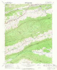 Download a high-resolution, GPS-compatible USGS topo map for Cove Creek, VA (1971 edition)