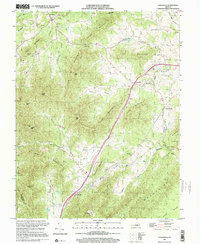 preview thumbnail of historical topo map of Albemarle County, VA in 1999