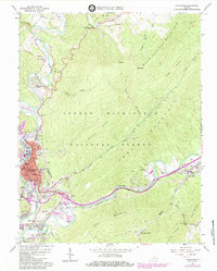 Download a high-resolution, GPS-compatible USGS topo map for Covington, VA (1984 edition)