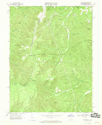 Download a high-resolution, GPS-compatible USGS topo map for Cow Knob, VA (1970 edition)