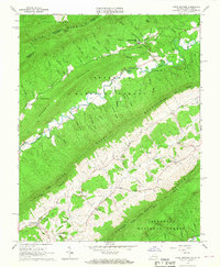 Download a high-resolution, GPS-compatible USGS topo map for Craig Springs, VA (1967 edition)