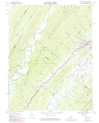 Download a high-resolution, GPS-compatible USGS topo map for Craigsville, VA (1978 edition)