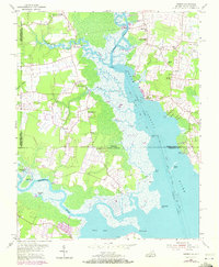Download a high-resolution, GPS-compatible USGS topo map for Creeds, VA (1972 edition)