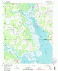 Download a high-resolution, GPS-compatible USGS topo map for Creeds, VA (1986 edition)