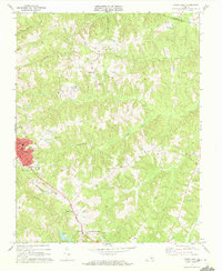 Download a high-resolution, GPS-compatible USGS topo map for Crewe East, VA (1972 edition)