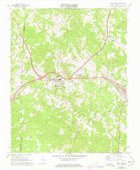 Download a high-resolution, GPS-compatible USGS topo map for Crewe West, VA (1977 edition)
