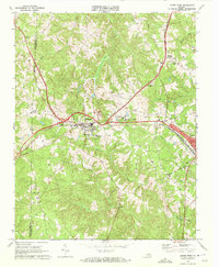 Download a high-resolution, GPS-compatible USGS topo map for Crewe West, VA (1972 edition)