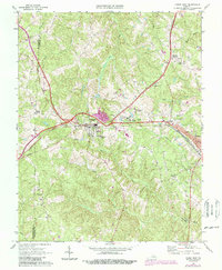 Download a high-resolution, GPS-compatible USGS topo map for Crewe West, VA (1987 edition)