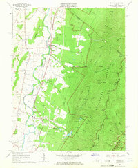 Download a high-resolution, GPS-compatible USGS topo map for Crimora, VA (1966 edition)