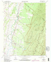Download a high-resolution, GPS-compatible USGS topo map for Crimora, VA (1987 edition)