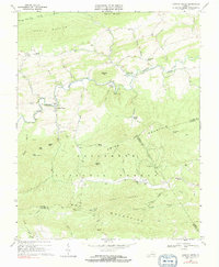 Download a high-resolution, GPS-compatible USGS topo map for Cripple Creek, VA (1991 edition)
