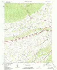 Download a high-resolution, GPS-compatible USGS topo map for Crockett, VA (1986 edition)