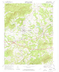 Download a high-resolution, GPS-compatible USGS topo map for Crozet, VA (1974 edition)