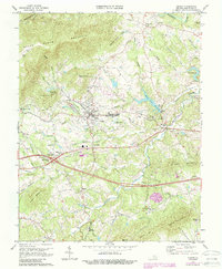 Download a high-resolution, GPS-compatible USGS topo map for Crozet, VA (1987 edition)