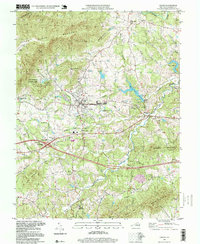 Download a high-resolution, GPS-compatible USGS topo map for Crozet, VA (1999 edition)