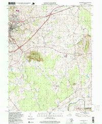 Download a high-resolution, GPS-compatible USGS topo map for Culpeper East, VA (1999 edition)