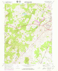 Download a high-resolution, GPS-compatible USGS topo map for Culpeper West, VA (1979 edition)