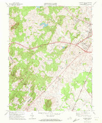 Download a high-resolution, GPS-compatible USGS topo map for Culpeper West, VA (1972 edition)