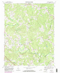 Download a high-resolution, GPS-compatible USGS topo map for Dabneys, VA (1981 edition)
