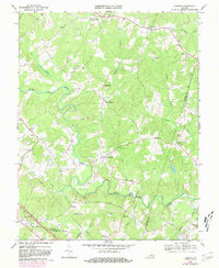 Download a high-resolution, GPS-compatible USGS topo map for Dabneys, VA (1981 edition)