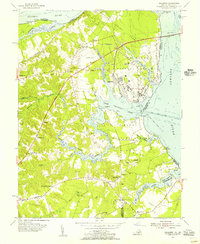 Download a high-resolution, GPS-compatible USGS topo map for Dahlgren, VA (1956 edition)