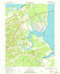 Download a high-resolution, GPS-compatible USGS topo map for Dahlgren, VA (1972 edition)