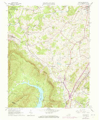 Download a high-resolution, GPS-compatible USGS topo map for Daleville, VA (1973 edition)