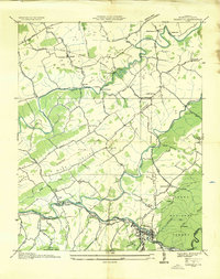 Download a high-resolution, GPS-compatible USGS topo map for Damascus, VA (1935 edition)