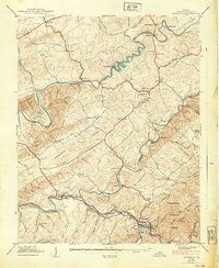Download a high-resolution, GPS-compatible USGS topo map for Damascus, VA (1939 edition)