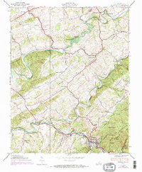 Download a high-resolution, GPS-compatible USGS topo map for Damascus, VA (1970 edition)