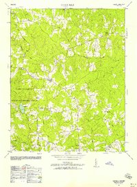 Download a high-resolution, GPS-compatible USGS topo map for Darvills, VA (1958 edition)
