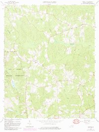 Download a high-resolution, GPS-compatible USGS topo map for Darvills, VA (1981 edition)