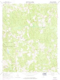 Download a high-resolution, GPS-compatible USGS topo map for Darvills, VA (1975 edition)