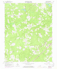 Download a high-resolution, GPS-compatible USGS topo map for De Witt, VA (1977 edition)