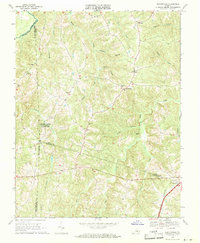 Download a high-resolution, GPS-compatible USGS topo map for Deatonville, VA (1971 edition)
