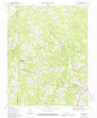 Download a high-resolution, GPS-compatible USGS topo map for Deatonville, VA (1987 edition)