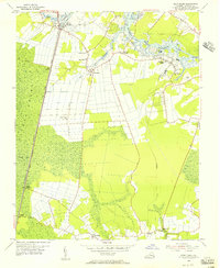 1954 Map of Deep Creek, 1956 Print