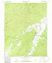 Download a high-resolution, GPS-compatible USGS topo map for Deerfield, VA (1980 edition)