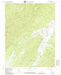Download a high-resolution, GPS-compatible USGS topo map for Deerfield, VA (1985 edition)