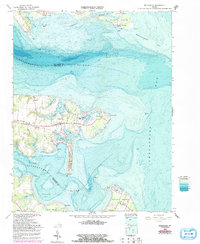 Download a high-resolution, GPS-compatible USGS topo map for Deltaville, VA (1992 edition)