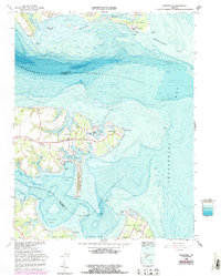 Download a high-resolution, GPS-compatible USGS topo map for Deltaville, VA (1992 edition)