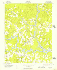 Download a high-resolution, GPS-compatible USGS topo map for Dendron, VA (1957 edition)