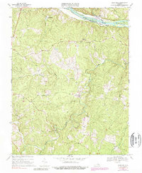 Download a high-resolution, GPS-compatible USGS topo map for Diana Mills, VA (1989 edition)