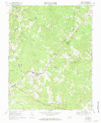 Download a high-resolution, GPS-compatible USGS topo map for Dillwyn, VA (1984 edition)